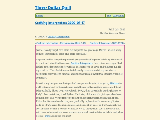 crafting-interpreters-2020-07-17 screenshot