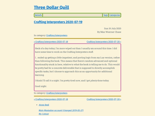 crafting-interpreters-2020-07-19 screenshot