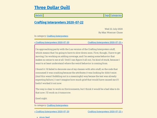 crafting-interpreters-2020-07-22 screenshot