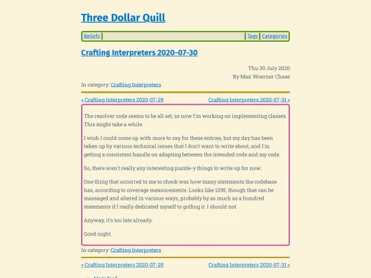 crafting-interpreters-2020-07-30 screenshot