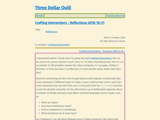 crafting-interpreters-reflections-2018-10-31 screenshot