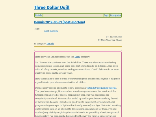 dennis-2019-05-31 screenshot