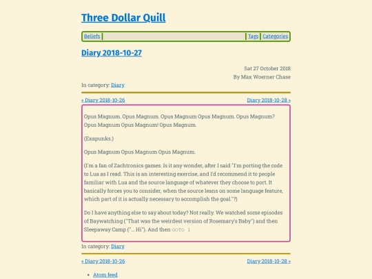 diary-2018-10-27 screenshot