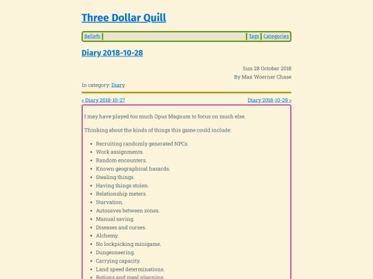 diary-2018-10-28 screenshot