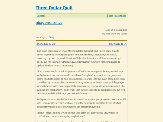 diary-2018-10-29 screenshot