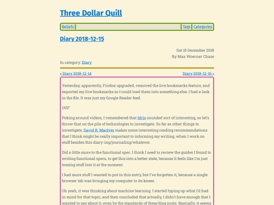 diary-2018-12-15 screenshot