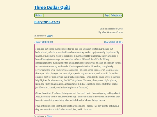diary-2018-12-23 screenshot