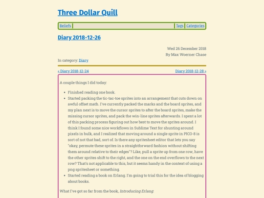 diary-2018-12-26 screenshot
