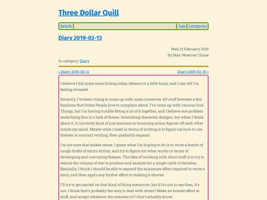 diary-2019-02-13 screenshot