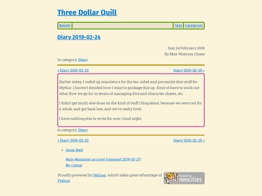 diary-2019-02-24 screenshot