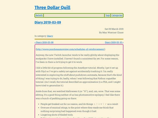 diary-2019-03-09 screenshot