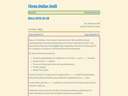 diary-2019-03-28 screenshot