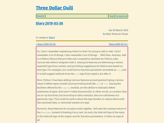 diary-2019-03-30 screenshot