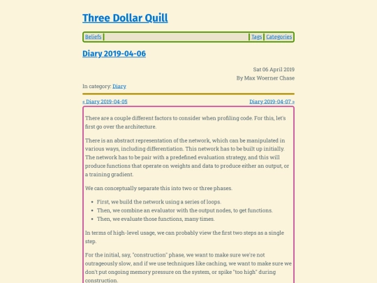 diary-2019-04-06 screenshot