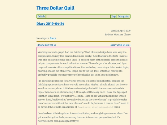 diary-2019-04-24 screenshot