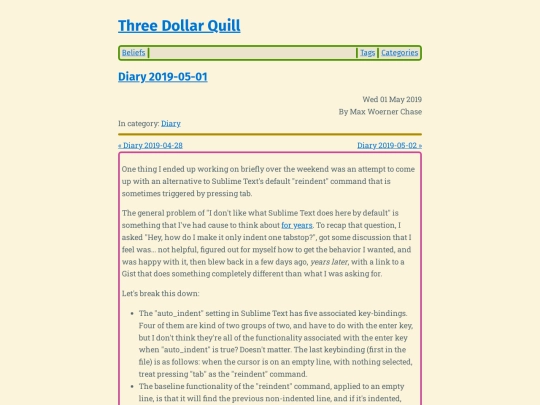 diary-2019-05-01 screenshot