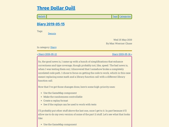 diary-2019-05-15 screenshot
