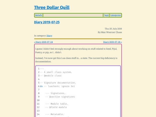 diary-2019-07-25 screenshot