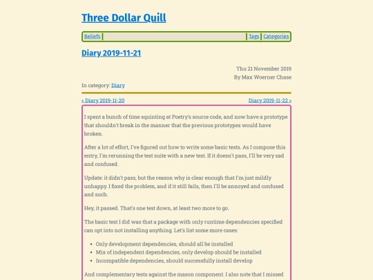 diary-2019-11-21 screenshot