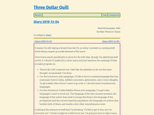 diary-2019-12-04 screenshot