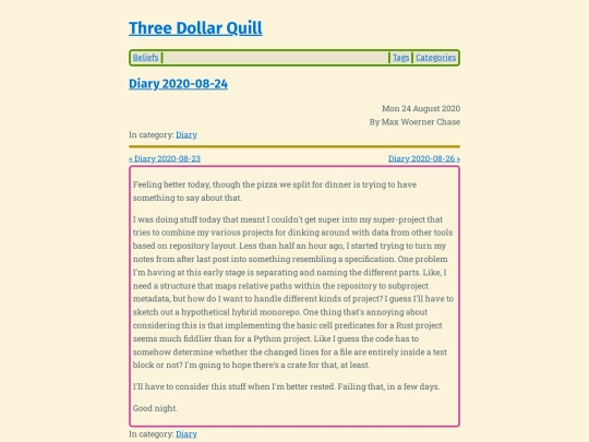 diary-2020-08-24 screenshot
