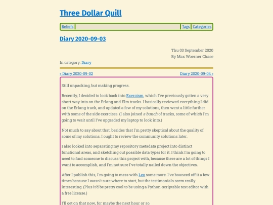 diary-2020-09-03 screenshot
