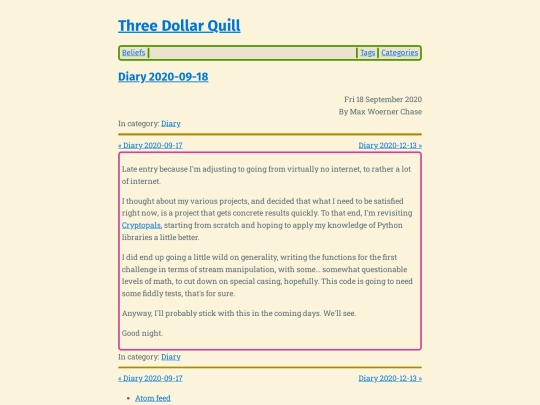 diary-2020-09-18 screenshot