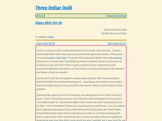 diary-2021-02-10 screenshot
