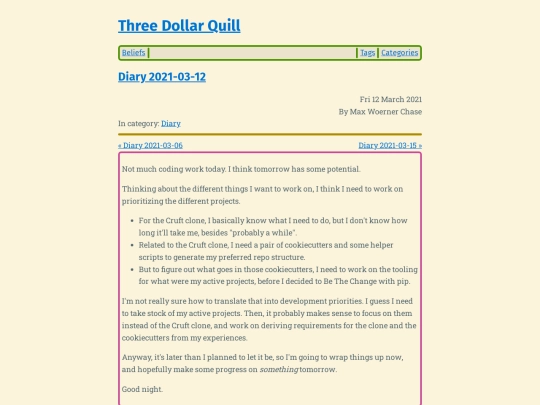 diary-2021-03-12 screenshot