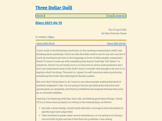 diary-2021-04-15 screenshot