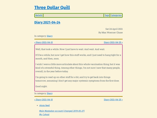 diary-2021-04-24 screenshot