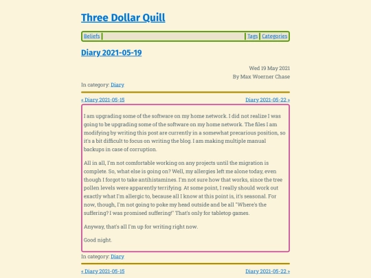 diary-2021-05-19 screenshot