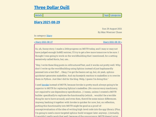 diary-2021-08-29 screenshot