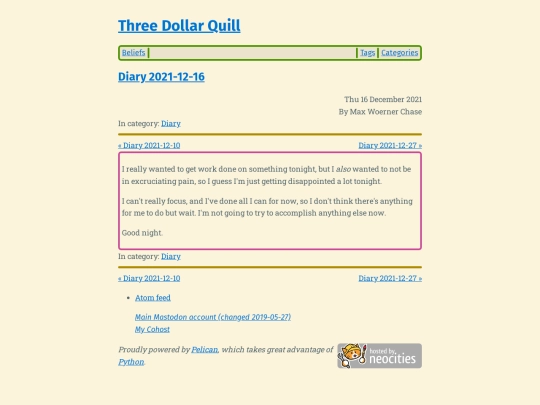 diary-2021-12-16 screenshot