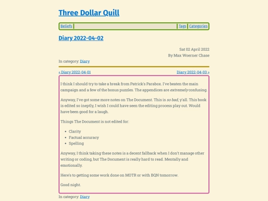 diary-2022-04-02 screenshot
