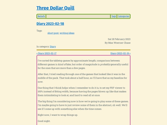 diary-2023-02-18 screenshot