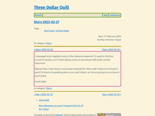 diary-2023-02-27 screenshot