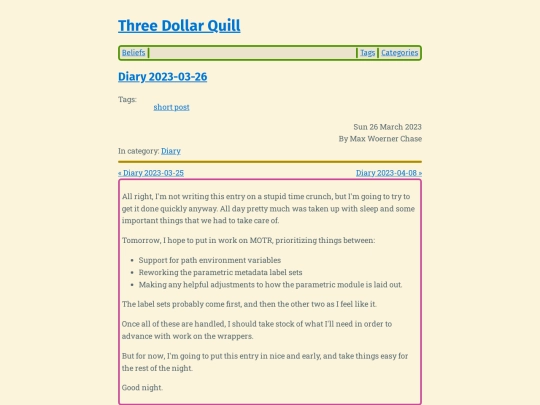 diary-2023-03-26 screenshot