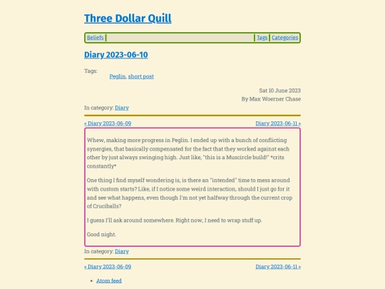 diary-2023-06-10 screenshot