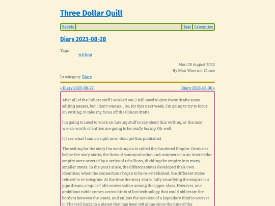 diary-2023-08-28 screenshot