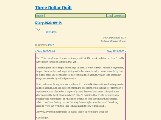 diary-2023-09-14 screenshot