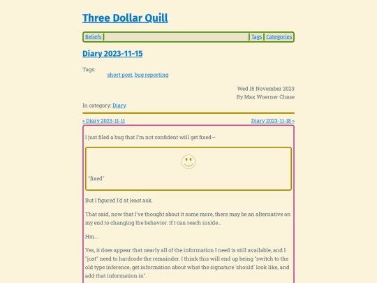 diary-2023-11-15 screenshot