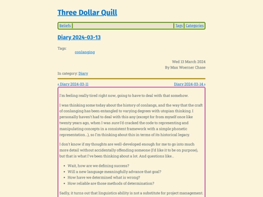 diary-2024-03-13 screenshot