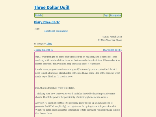 diary-2024-03-17 screenshot