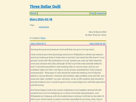 diary-2024-03-18 screenshot