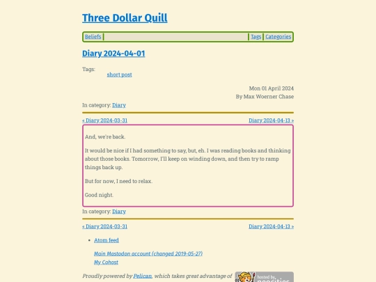 diary-2024-04-01 screenshot