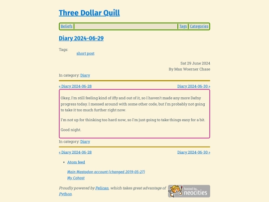 diary-2024-06-29 screenshot