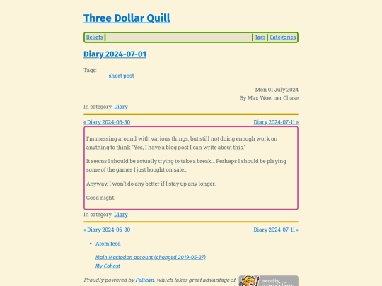 diary-2024-07-01 screenshot