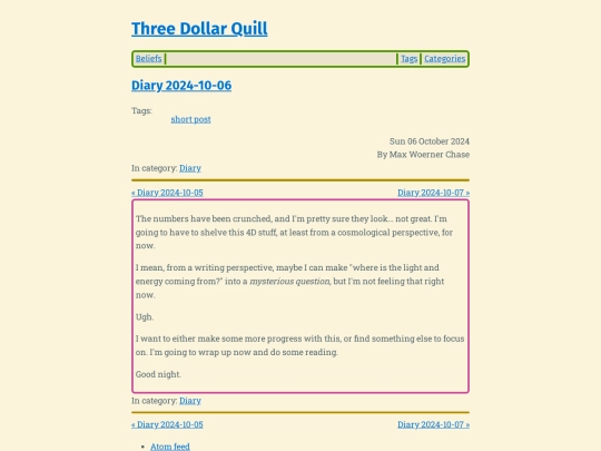 diary-2024-10-06 screenshot