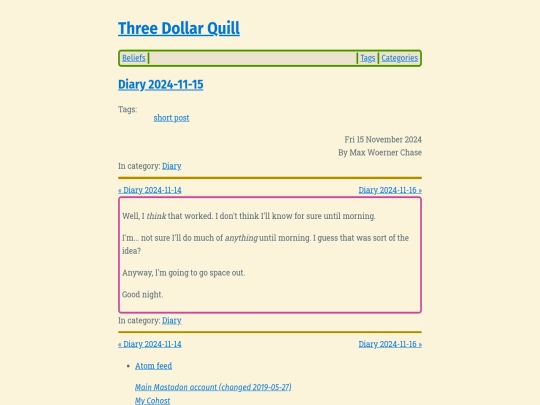 diary-2024-11-15 screenshot